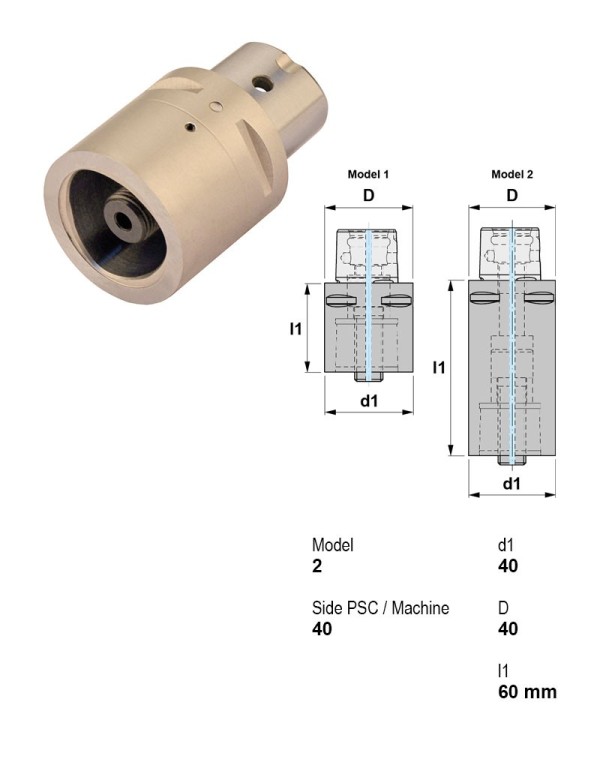 Picture of Canela Tool 18.218.40.40/060 C4 Extention 1.5748 40.00mm